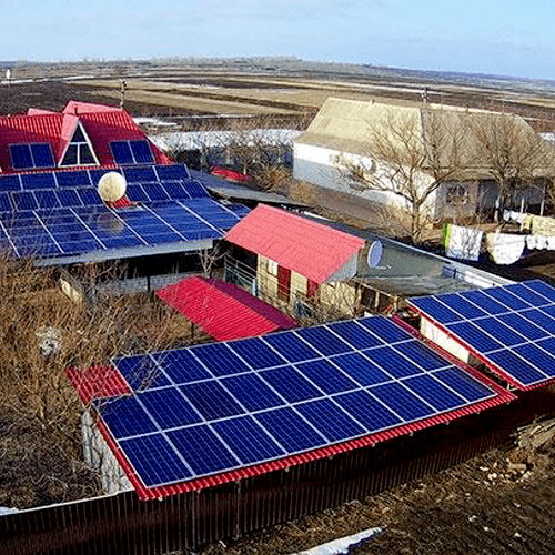 Гибридная солнечная электростанция 30 кВт